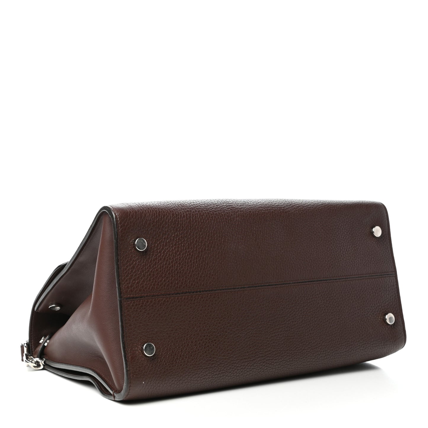 Grained Calfskin Large Diorever Flap Amaranth