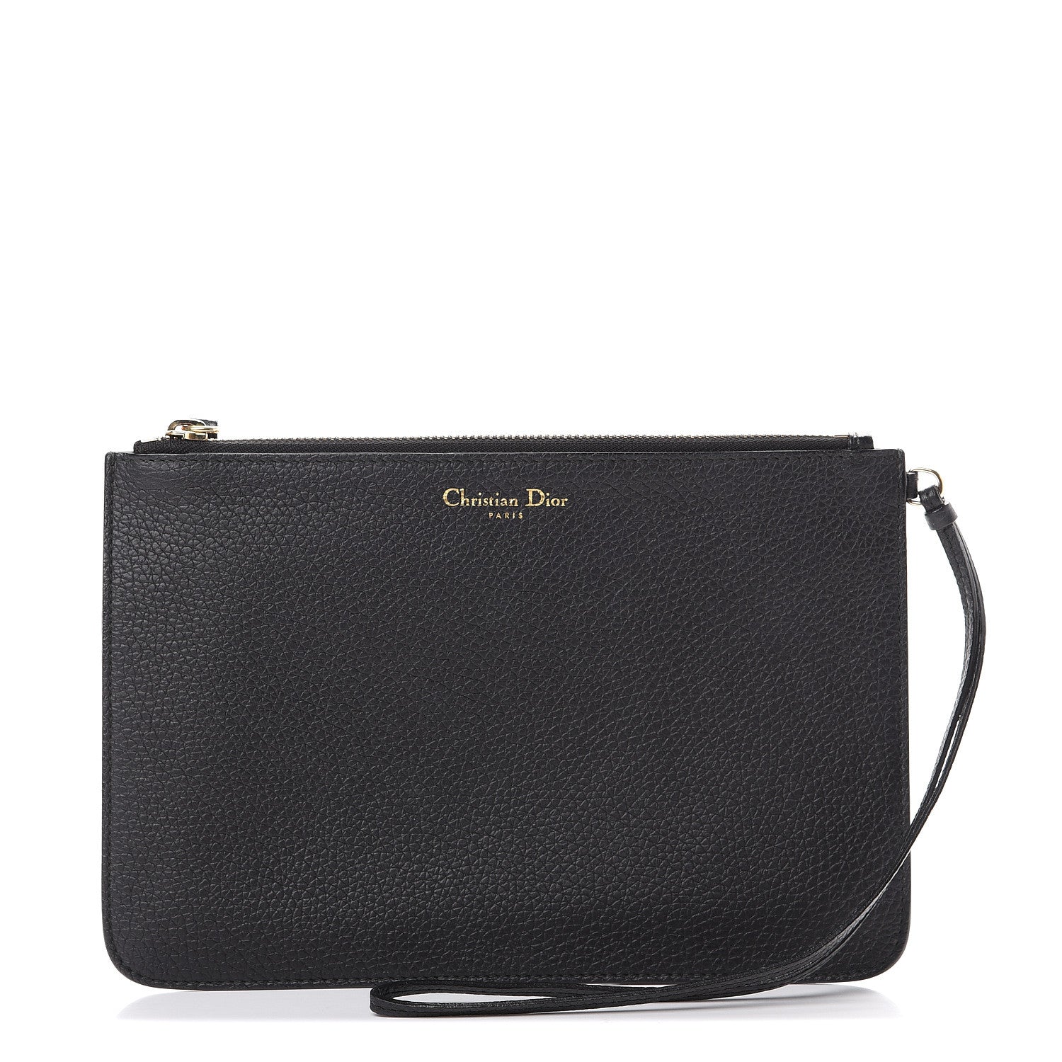 Christian Dior Bullcalf Diorissimo Pouch Black 1 of 6