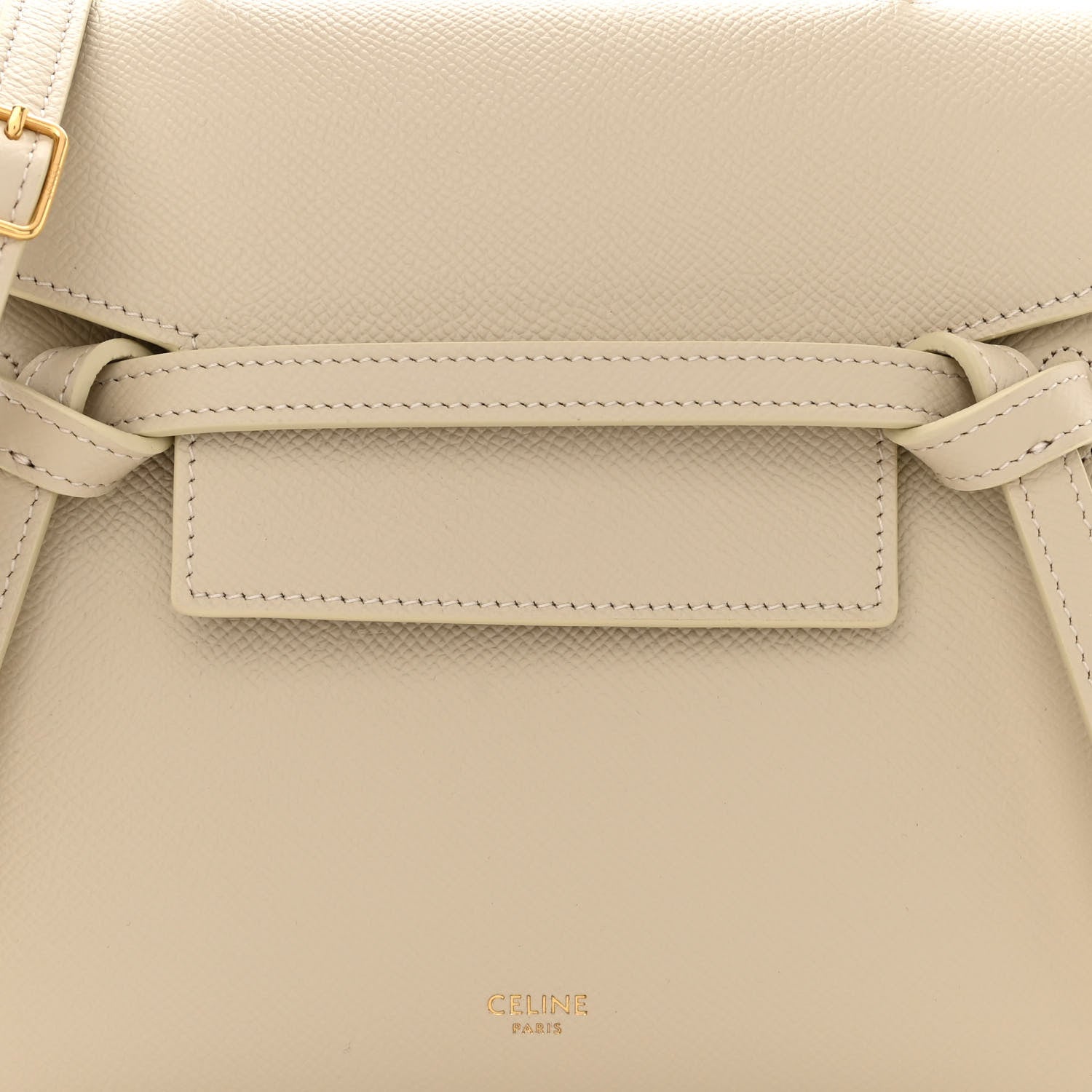 Celine Grained Calfskin Nano Belt Bag Linen 8 of 12
