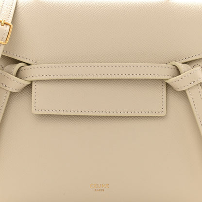 Celine Grained Calfskin Nano Belt Bag Linen 8 of 12