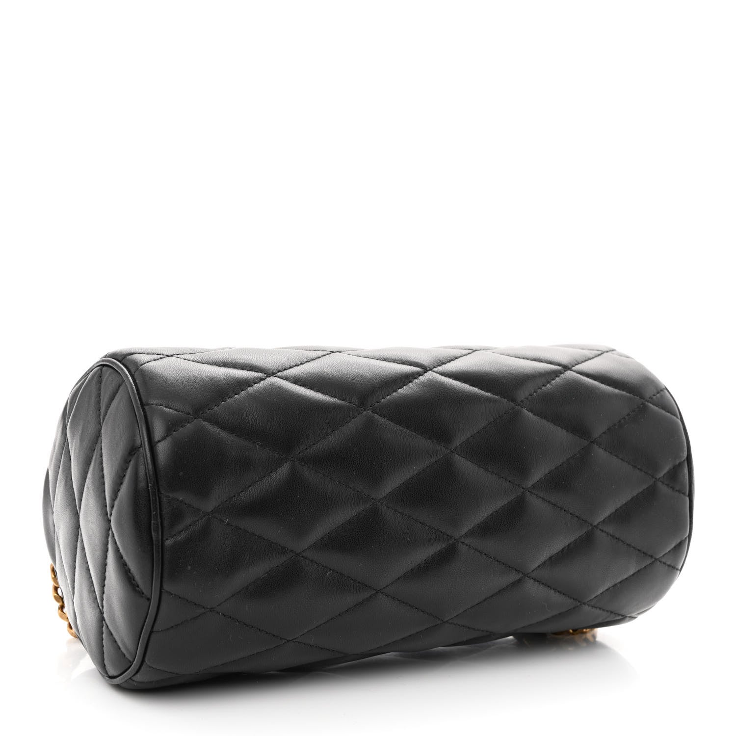 Saint Laurent Lambskin Monogram Small Sade Tube Bag Black 4 of 10