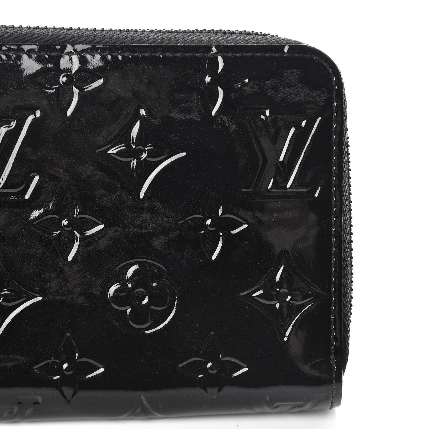 Louis Vuitton Vernis Zippy Wallet Noir Magnetique 6 of 11