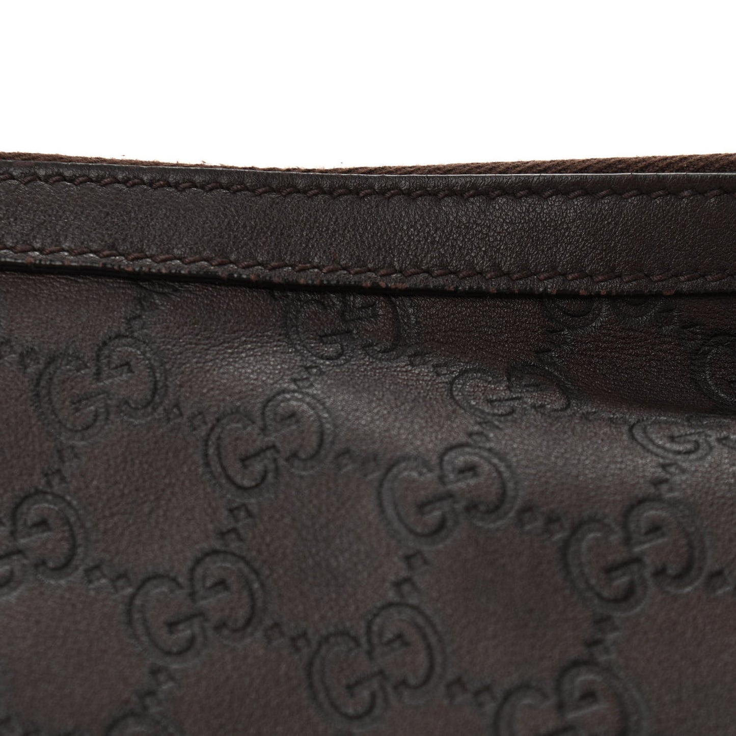Guccissima Small Miss GG Hobo Brown