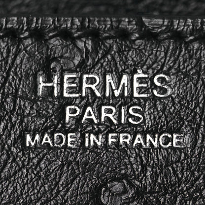 Hermes Ostrich Birkin 30 Black 6 of 12
