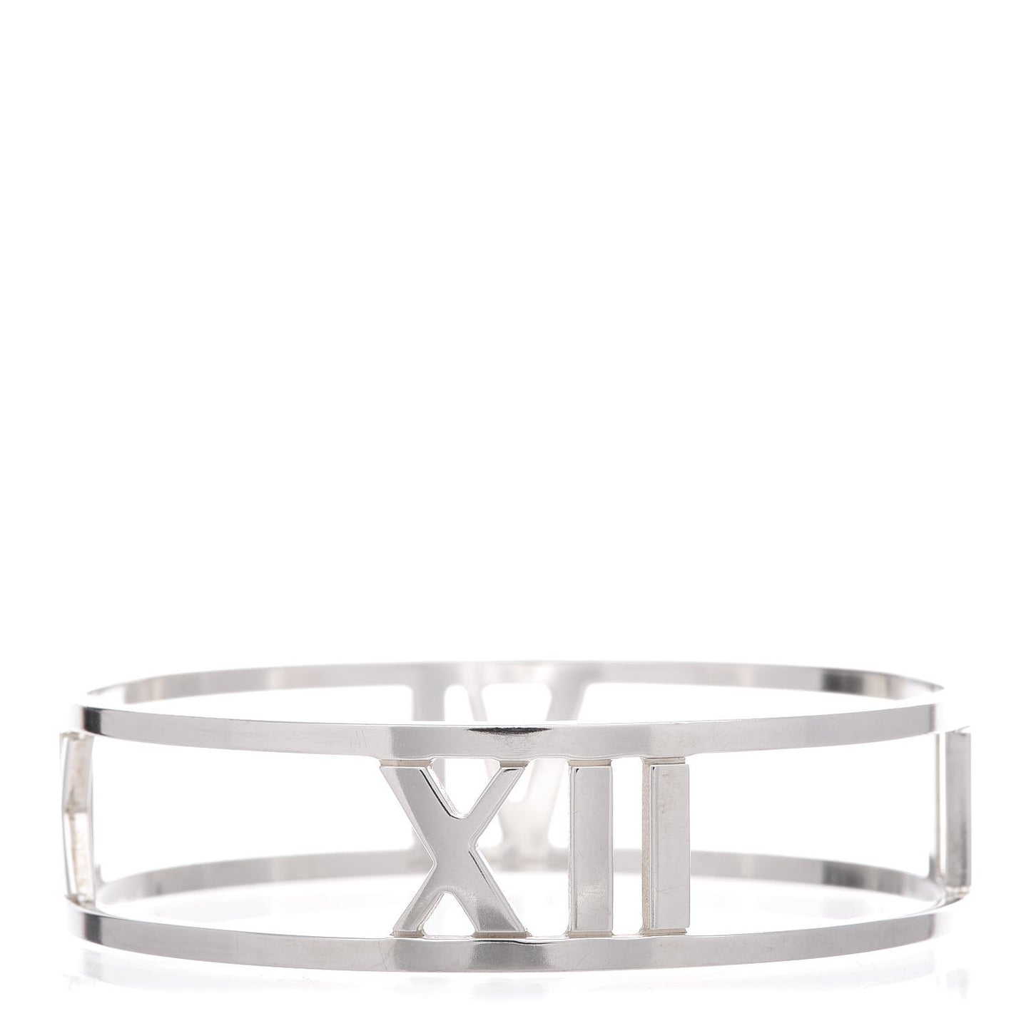 Sterling Silver Atlas Open Bangle Bracelet