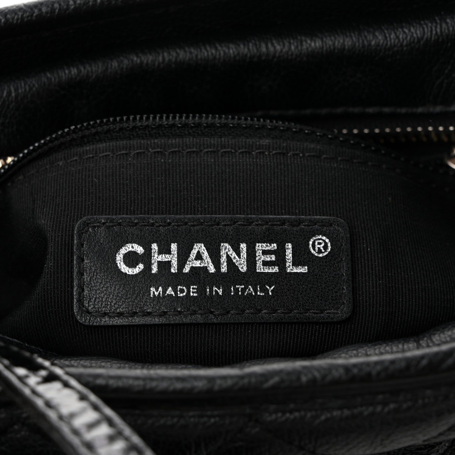 Chanel Patent Goatskin Quilted Small Gabrielle Hobo Black 6 of 9