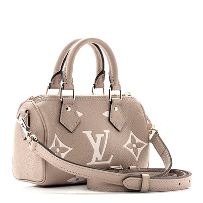 Louis Vuitton Empreinte Monogram Giant Nano Speedy Arizona Crème Arizona Creme 3 of 10