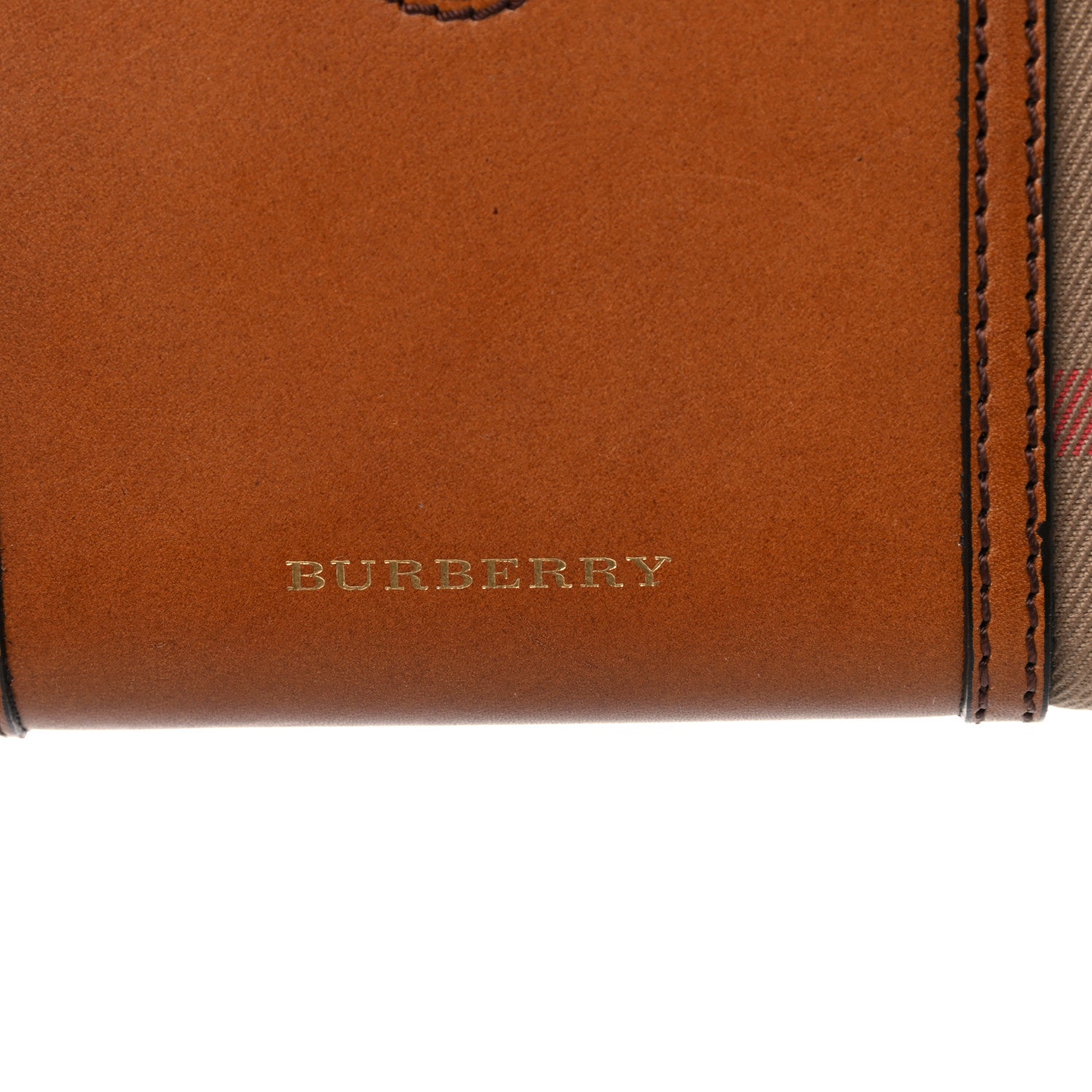 Burberry House Check Large Sartorial Ziggy Zip Around Wallet Tan 9 of 12