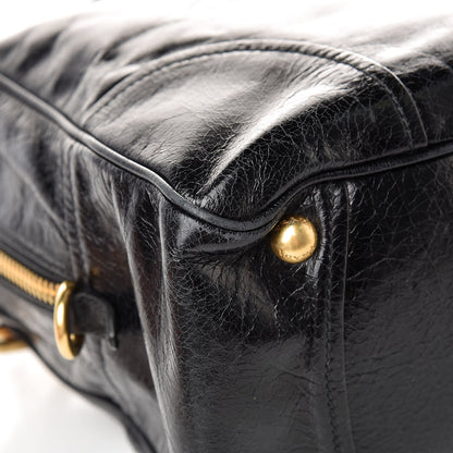 Prada Vitello Shine Bauletto Black 14 of 14