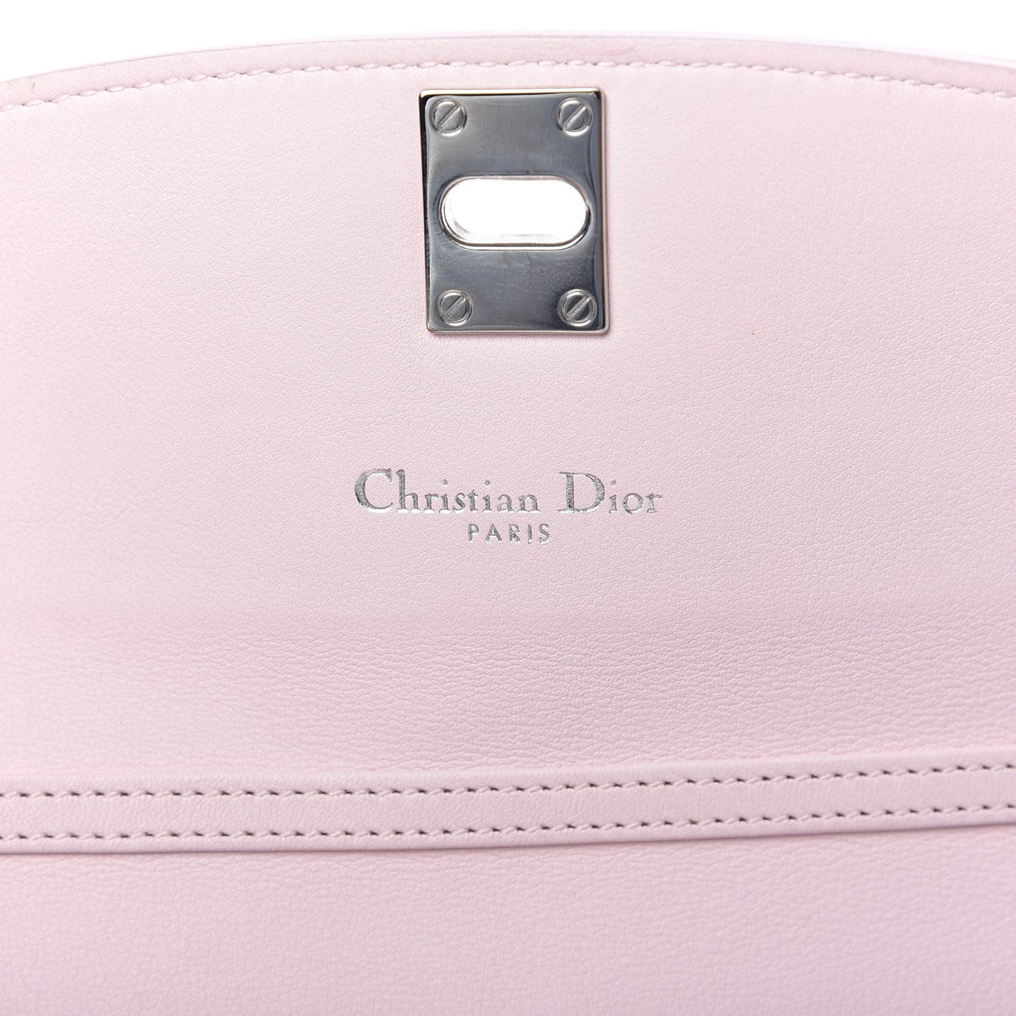 Calfskin Tri-Color Wallet On Chain Pink