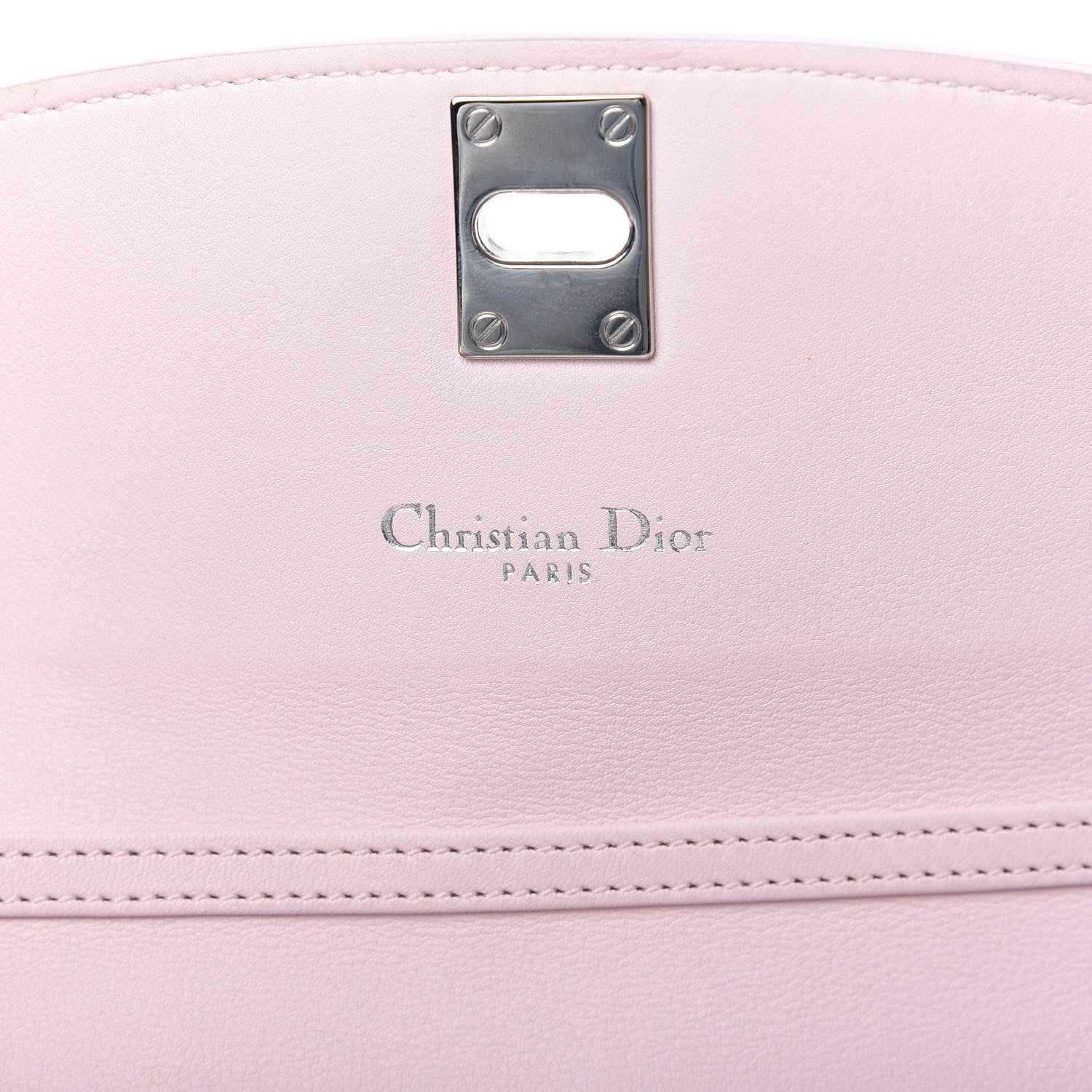 Christian Dior Calfskin Tri-Color Wallet On Chain Pink 8 of 12