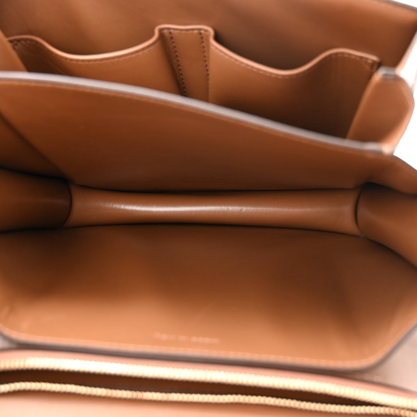 Box Calfskin Medium Classic Box Flap Bag Camel