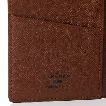 Louis Vuitton Monogram Porte Valeurs Checkbook Wallet 7 of 8