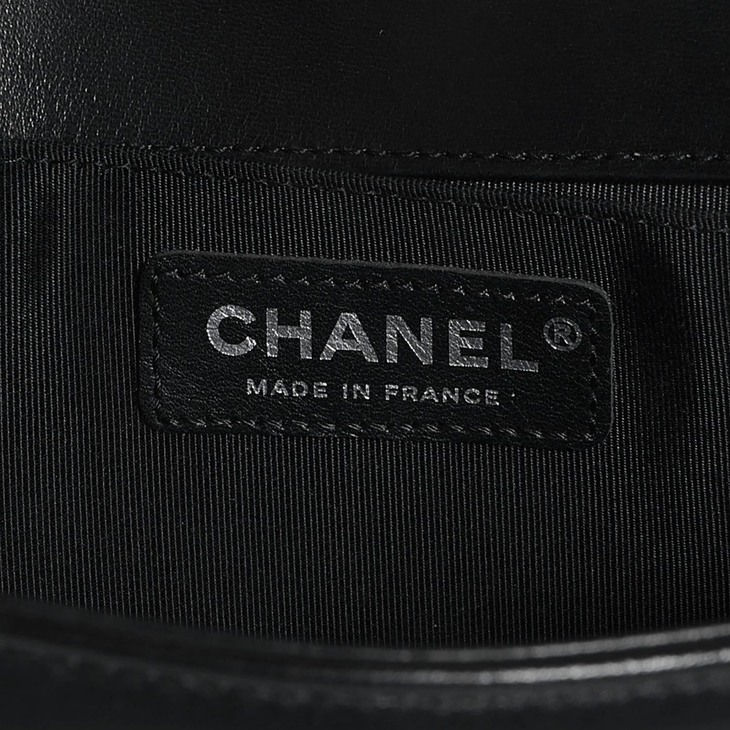 Lambskin Quilted Medium Boy Flap Black