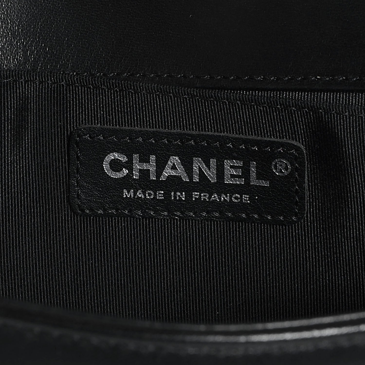 Chanel Lambskin Quilted Medium Boy Flap Black 7 of 9