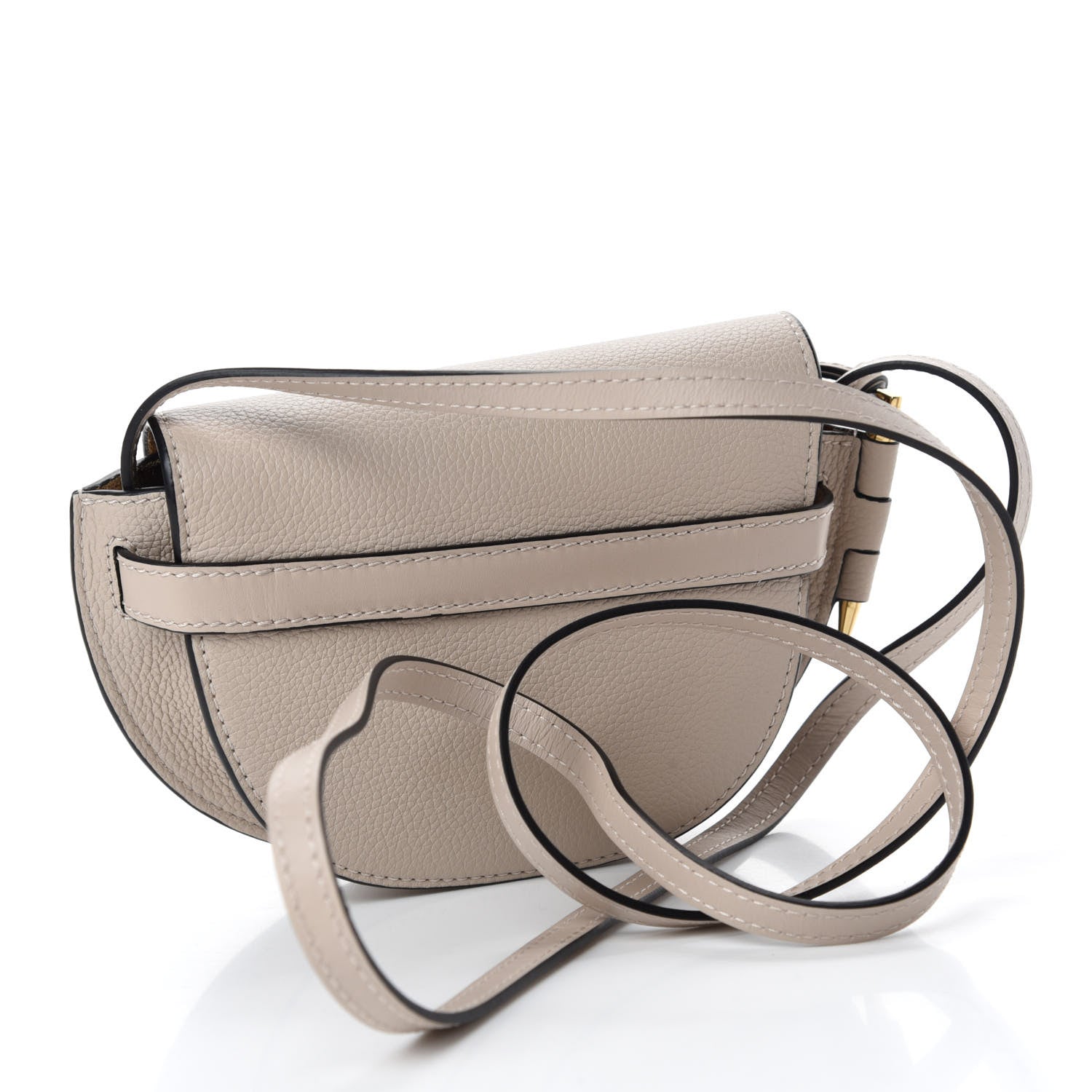 Loewe Grained Calfskin Mini Gate Crossbody Bag Light Oat 3 of 10