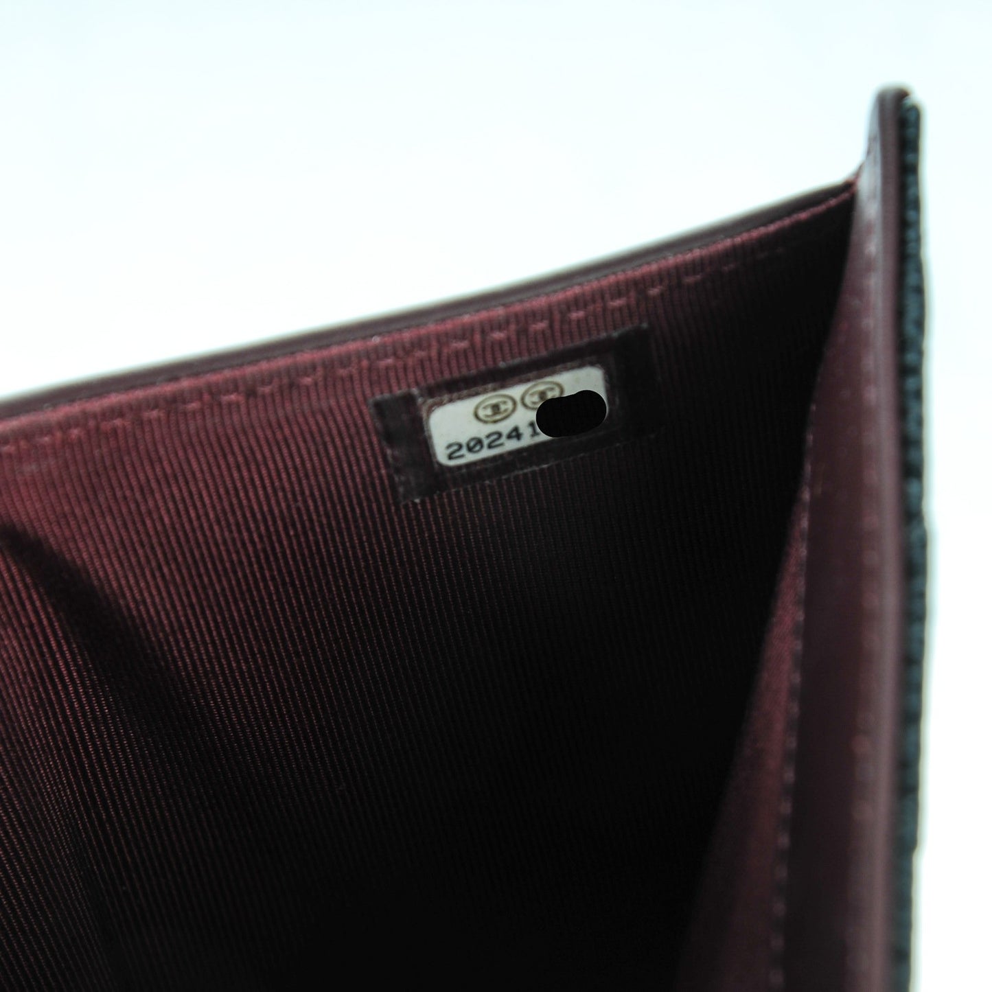 Caviar Quilted Large Flap Wallet Black