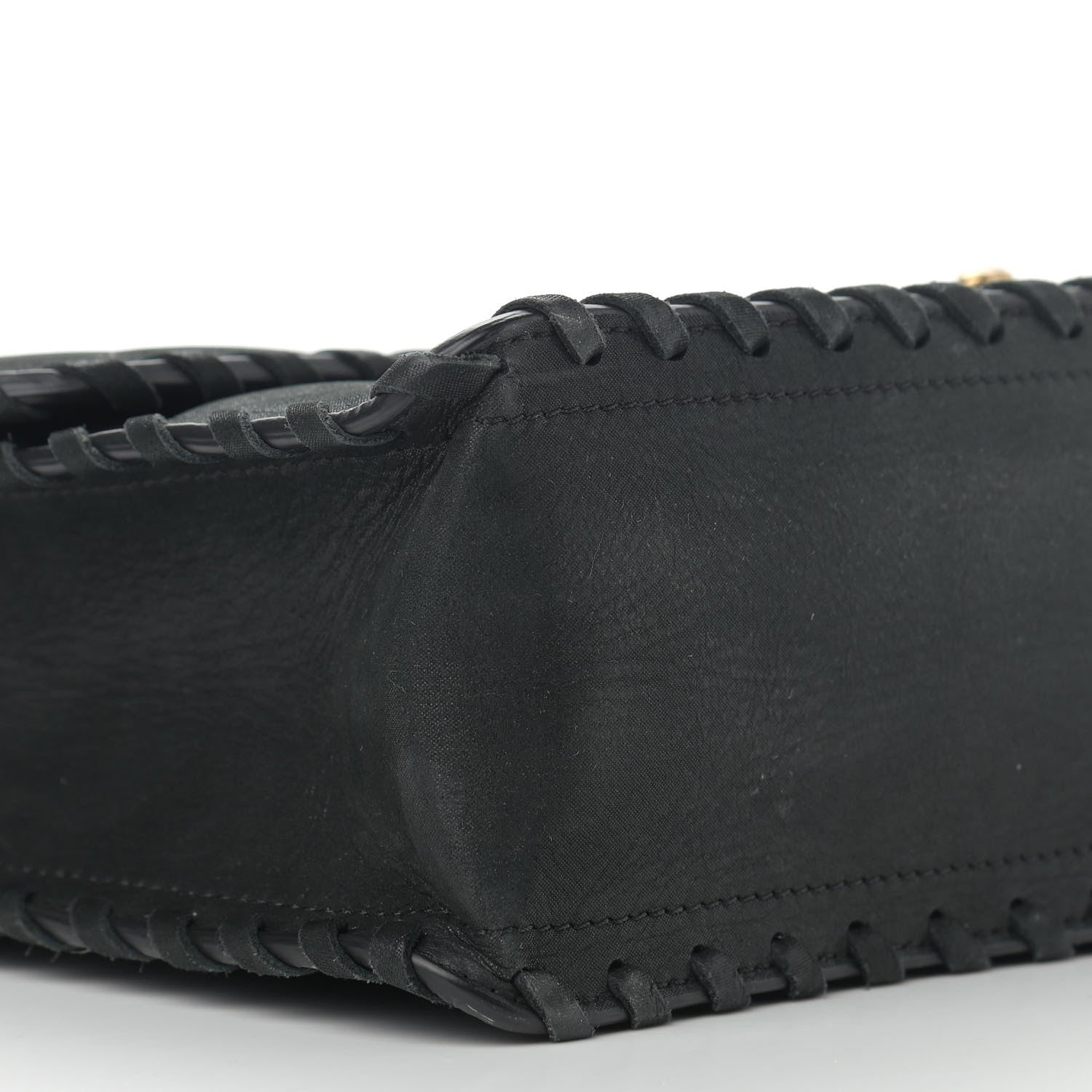 Chanel Iridescent Calfskin Jumbo Happy Stitch Flap Black 9 of 10