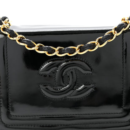 Chanel Patent Mini Flap Black 8 of 10