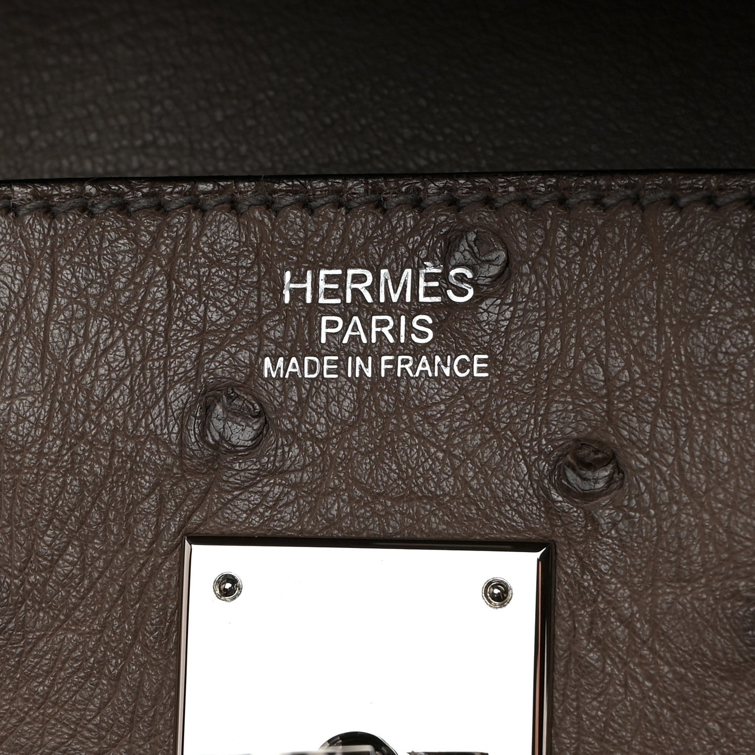 Hermes Ostrich Birkin 30 Gris Tourterelle 6 of 12