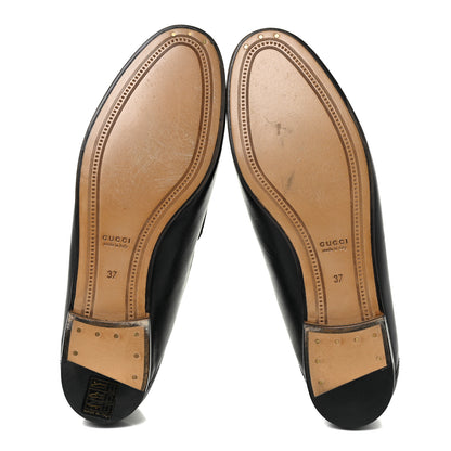 Gucci Calfskin Womens Jordaan Loafers 37 Black 5 of 19
