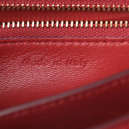 Celine Smooth Calfskin Small Classic Box Flap Bag Red 7 of 11