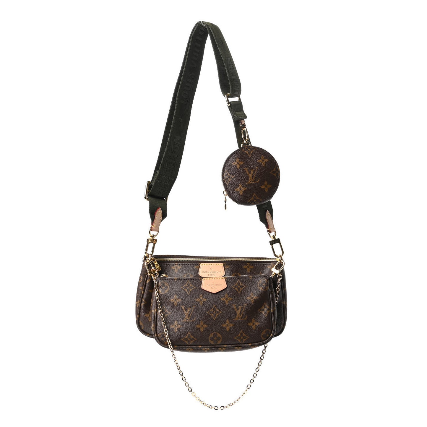 Monogram Multi Pochette Accessories Kaki