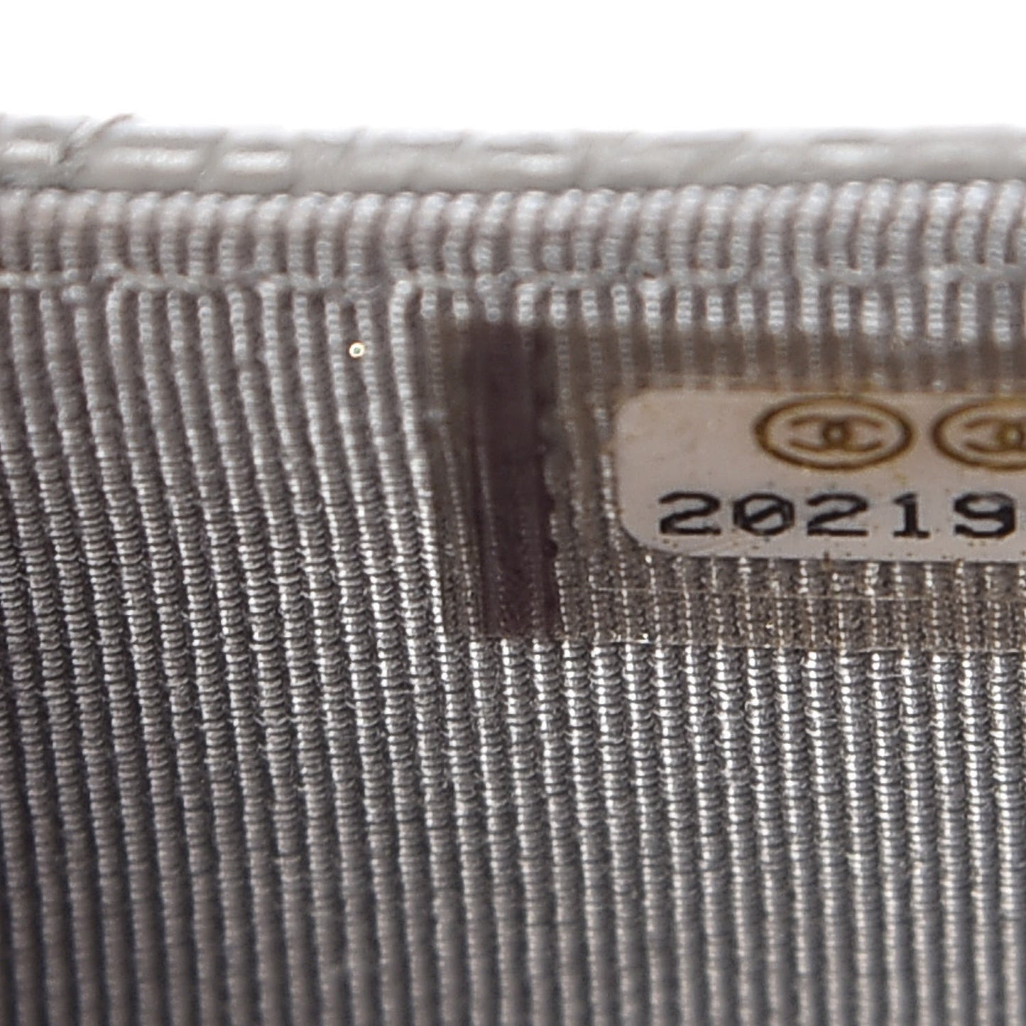 Caviar Quilted Small Flap Wallet Grey