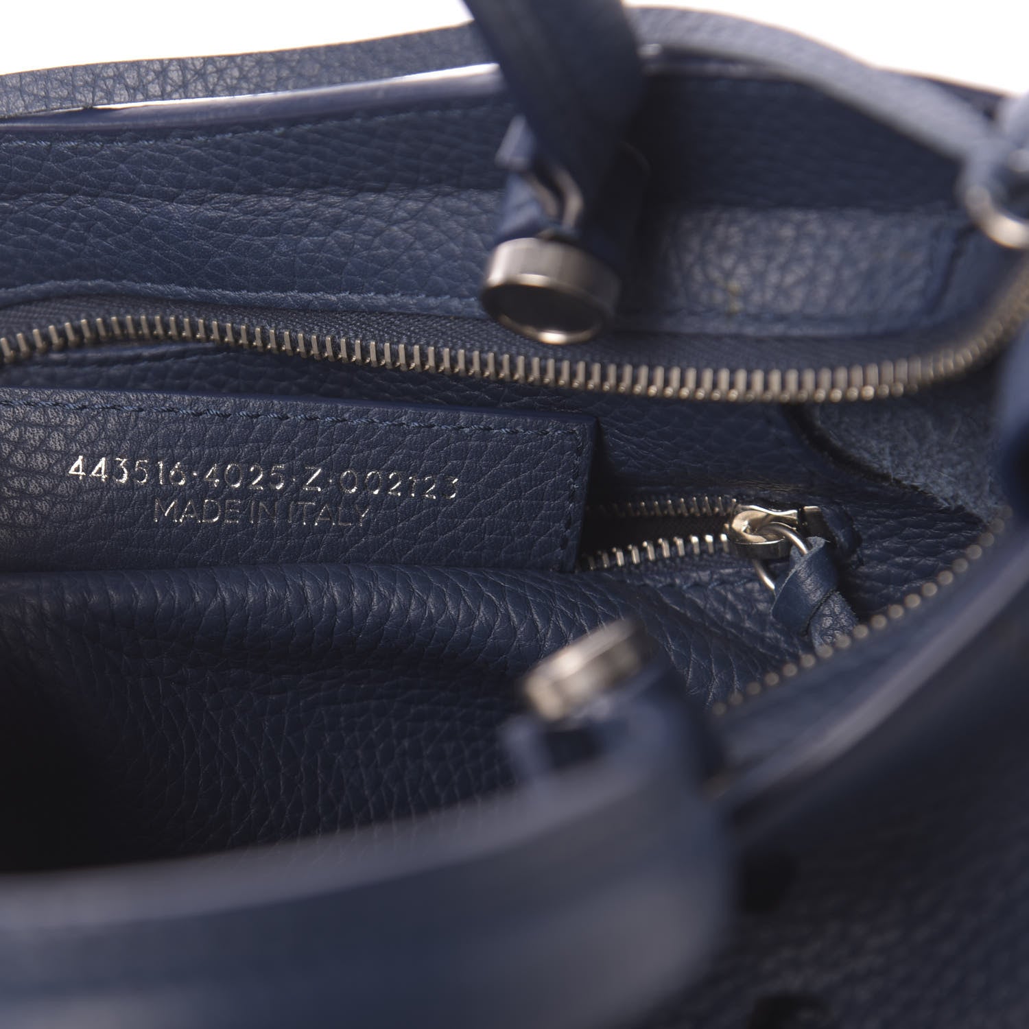 Balenciaga Veau Grana Perforated Blackout Hardware S City Bleu Tanzanite 8 of 9
