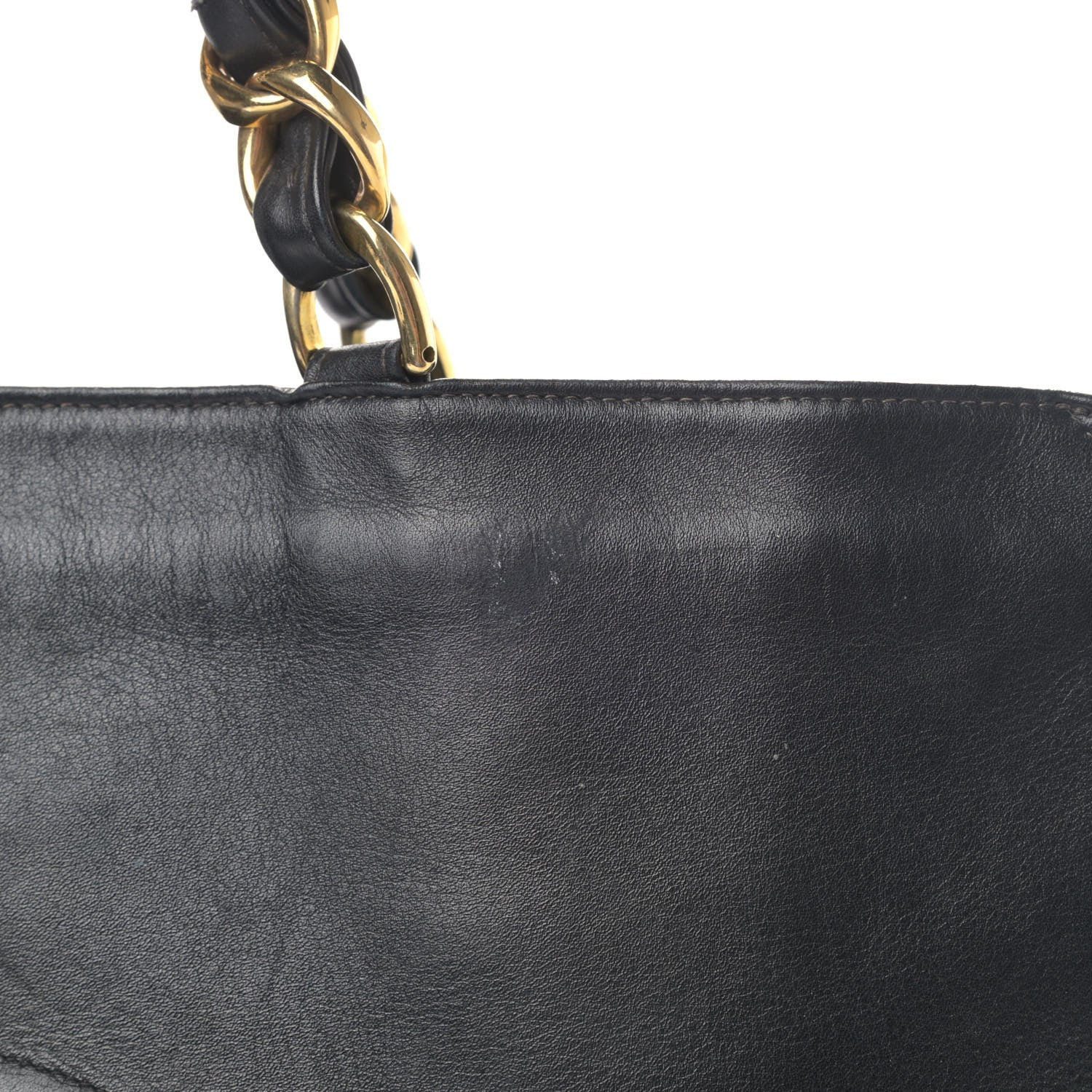 Chanel Lambskin CC Tote Black 5 of 9