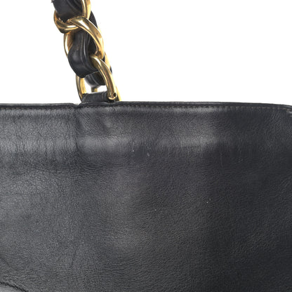 Chanel Lambskin CC Tote Black 5 of 9