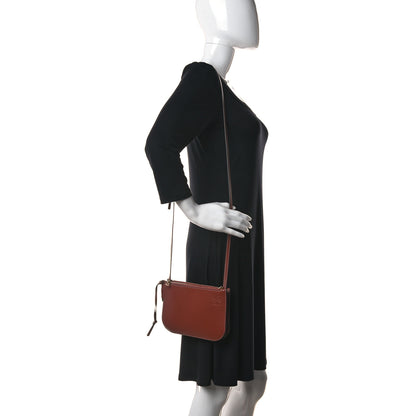 Loewe Calfskin Gate Double Zip Pouch Crossbody Brick 2 of 12