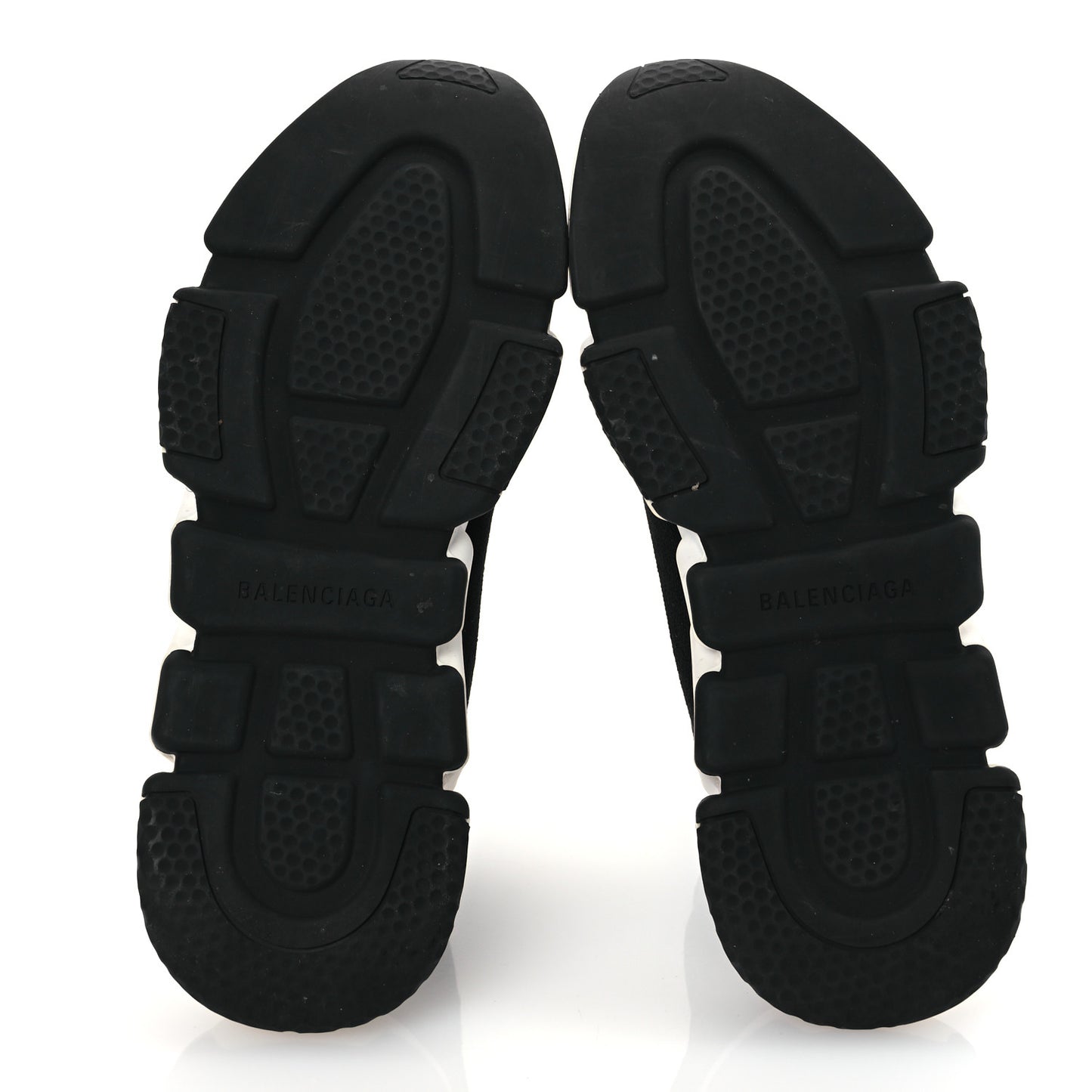 Technical 3D Recycled Knit Bi-Color Sole Womens Speed 2.0 Sneakers 40 Black White