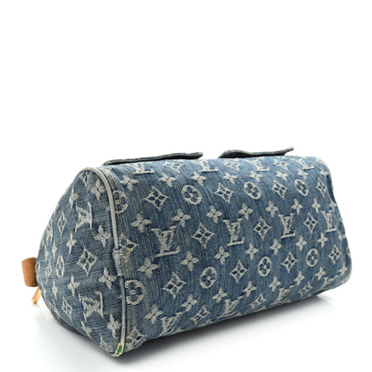 Louis Vuitton Monogram Denim Neo Speedy Blue 3 of 11
