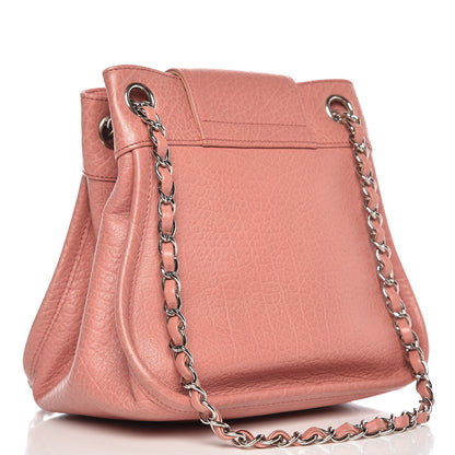Chanel Calfskin Mademoiselle Shoulder Bag Pink 10 of 15