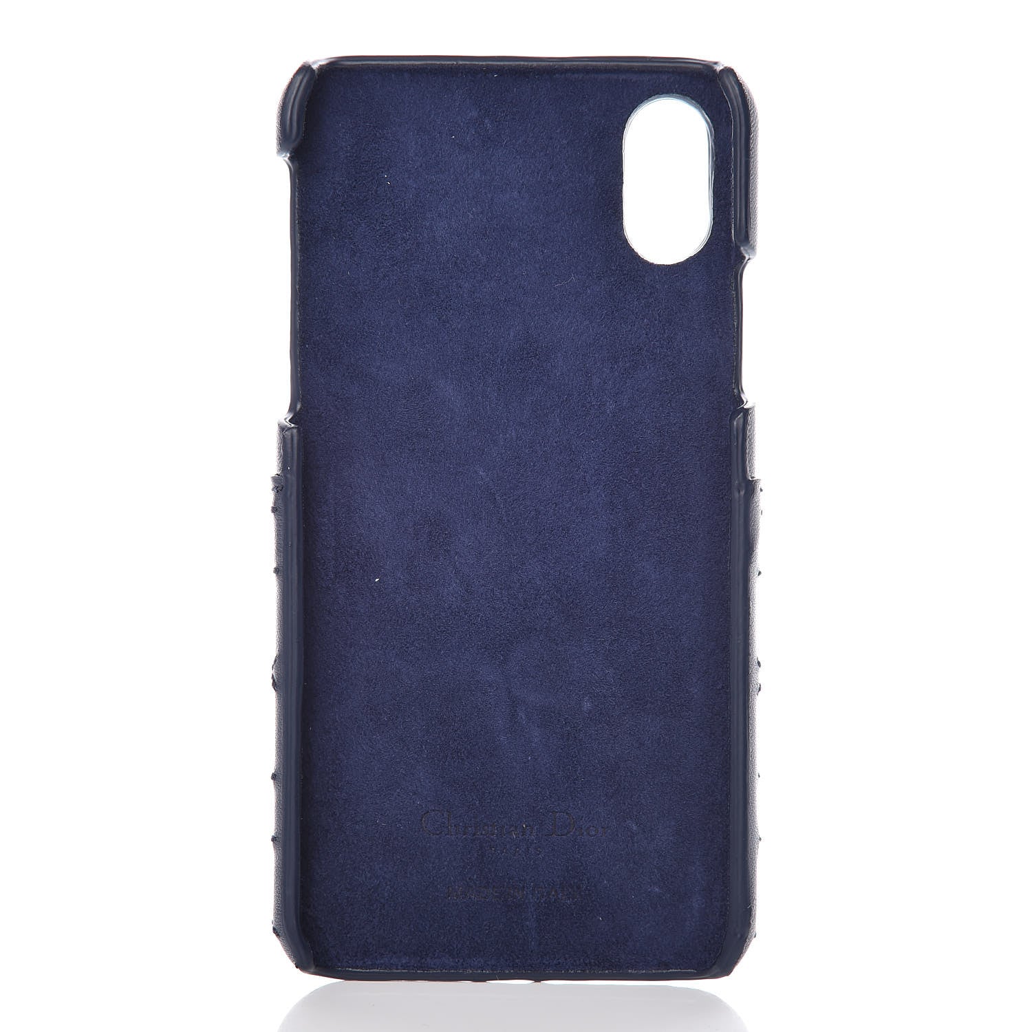 Christian Dior Lambskin Cannage Lady Dior Tech iPhone X XS Case Blue Indigo 5 of 8