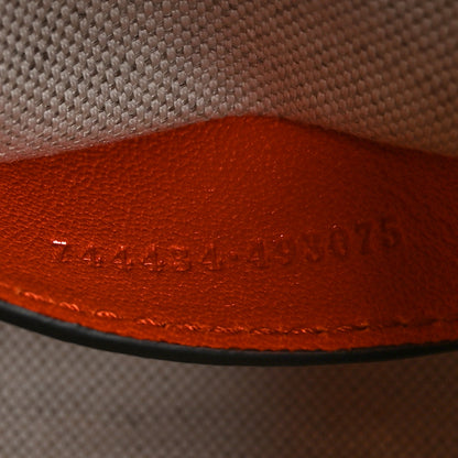 Gucci Sakai Be Green Calfskin Diagonal Stitched Small Blondie Shoulder Bag Orange 7 of 10
