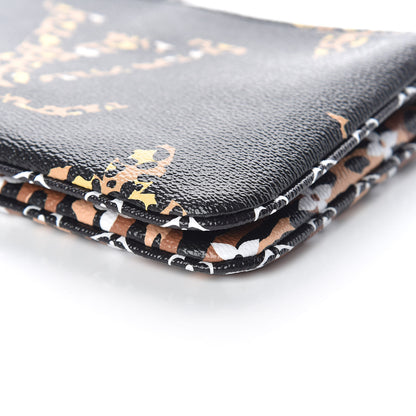 Louis Vuitton Monogram Giant Jungle Pochette Double Zip Black 7 of 11