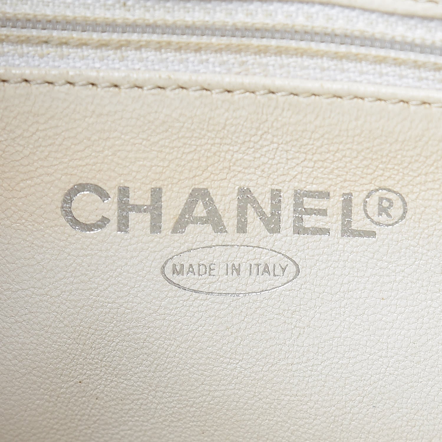 Chanel Patent Chocolate Bar Quilted Tote Beige Black 8 of 17