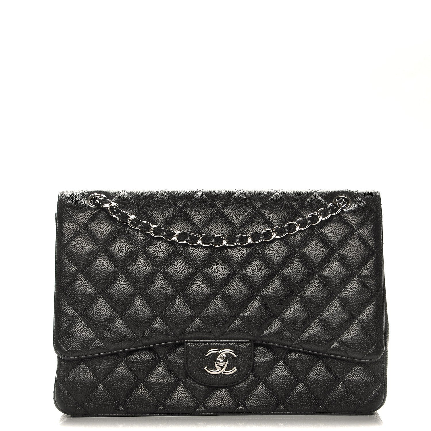 Chanel Caviar Quilted Maxi Single Flap Black 1 of 8