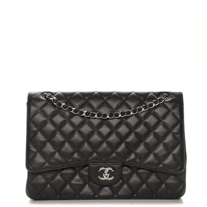 Chanel Caviar Quilted Maxi Single Flap Black 1 of 8