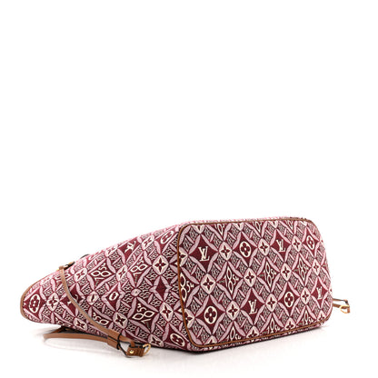 Louis Vuitton Jacquard Since 1854 Neverfull MM Bordeaux 4 of 9