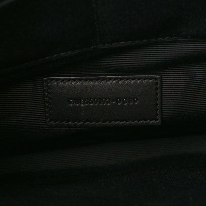 Saint Laurent Calfskin Matelasse Monogram Cassandre Tablet Pouch Black 7 of 7