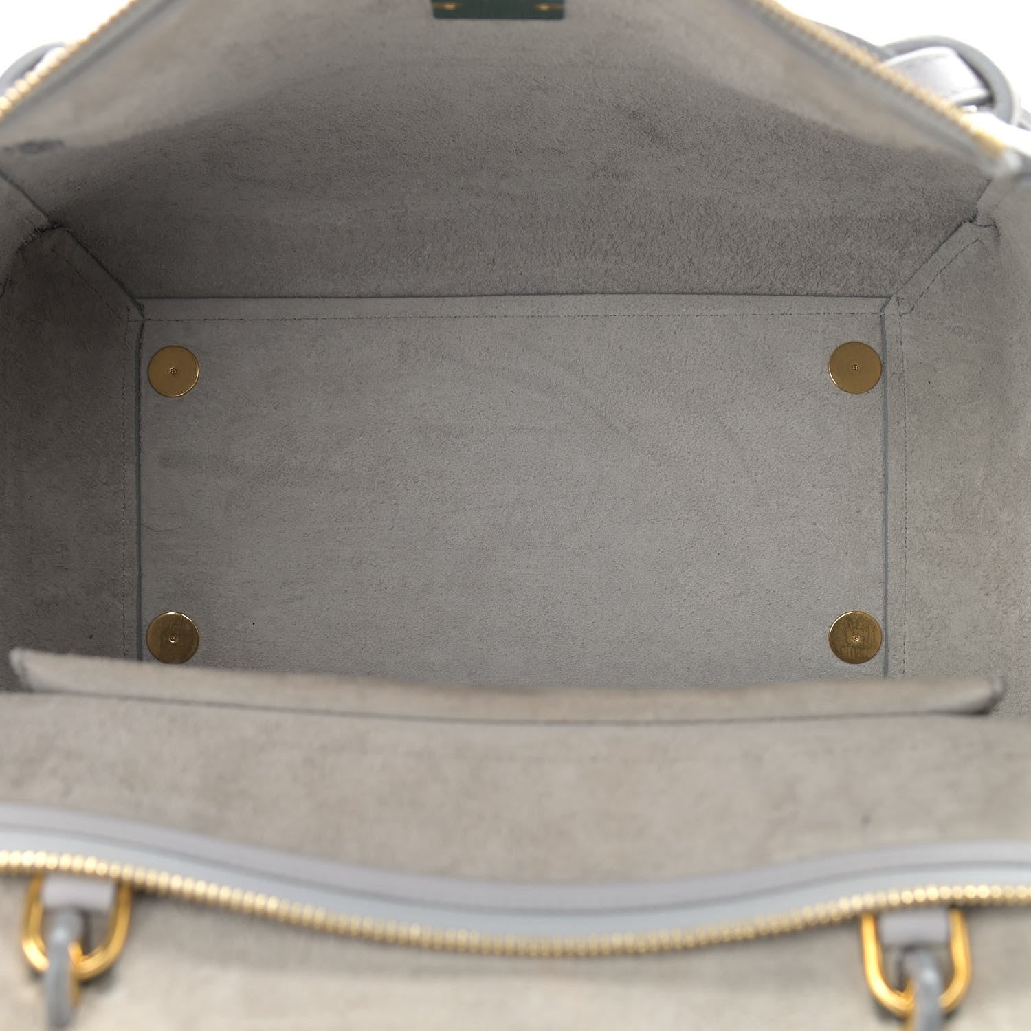 Celine Grained Calfskin Micro Belt Bag Cloud 5 of 21
