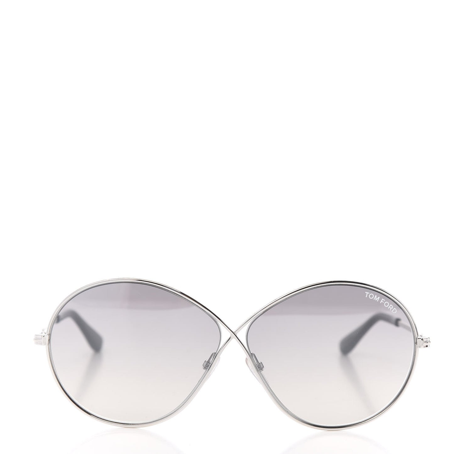Metal Rania-02 Oval Sunglasses TF564 Silver