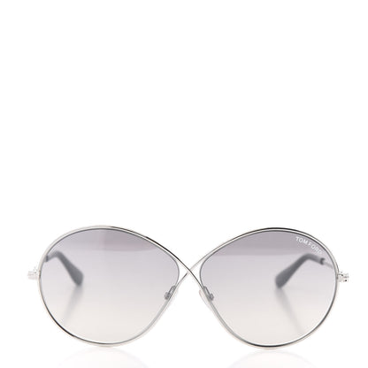 Tom Ford Metal Rania-02 Oval Sunglasses TF564 Silver 2 of 7
