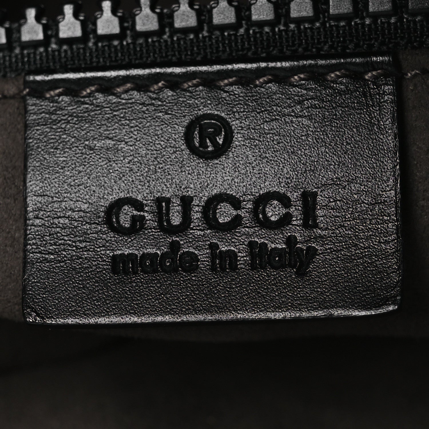 Gucci GG Supreme Monogram Flat Messenger Bag Black 5 of 13