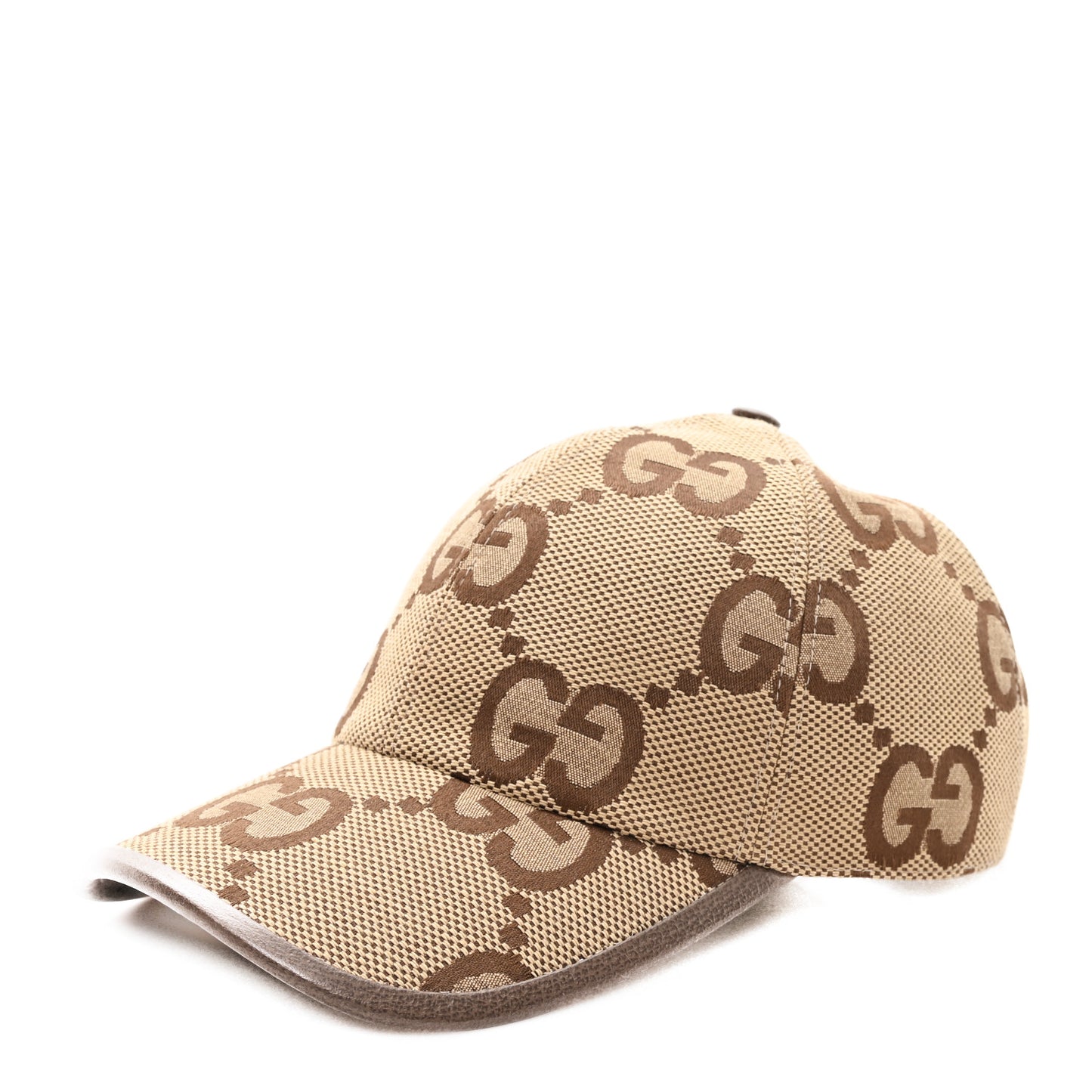 Monogram Jumbo GG Baseball Hat M 57 Camel Ebony