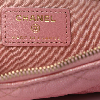 Chanel Iridescent Caviar Quilted Classic iPhone Pouch Rose Pink 6 of 9