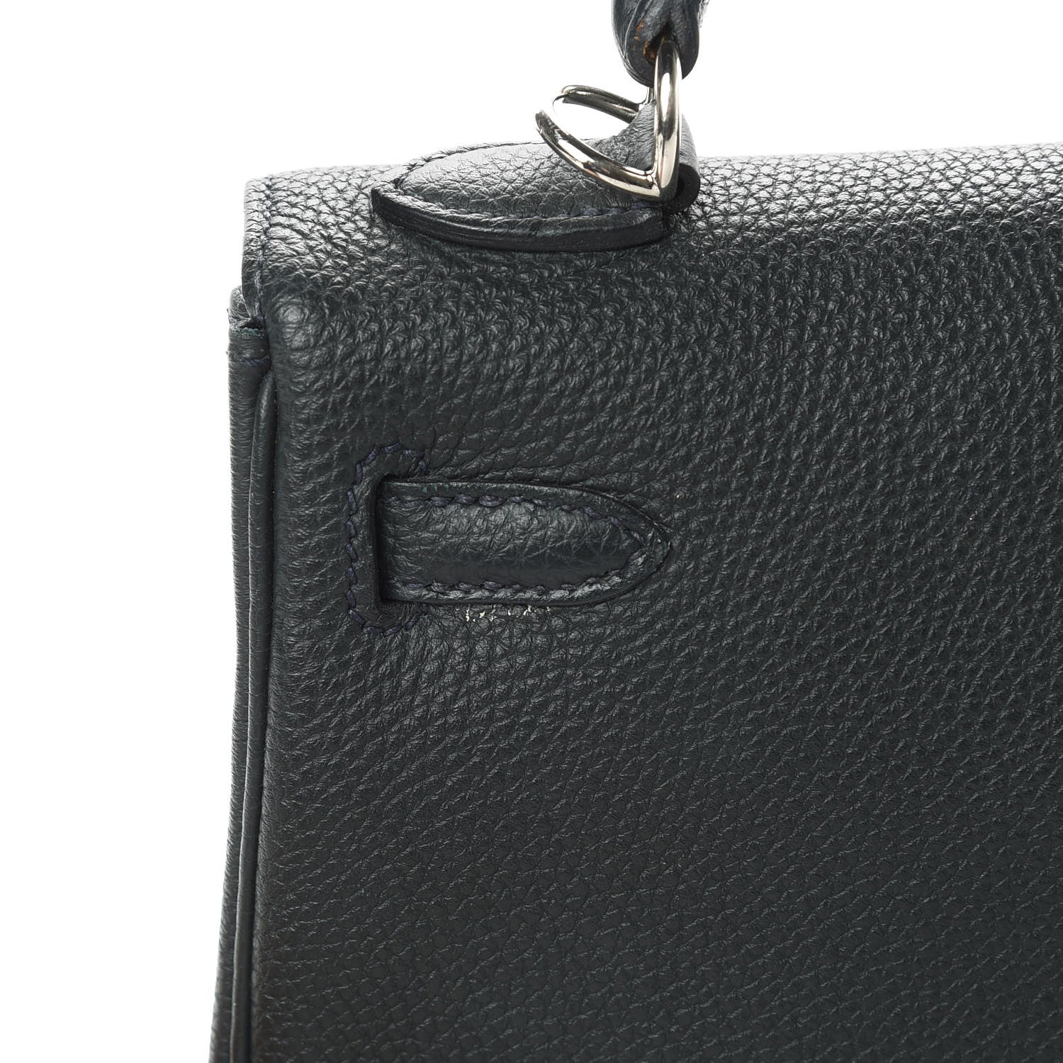 Hermes Togo Kelly Retourne 25 Bleu Ocean 14 of 17